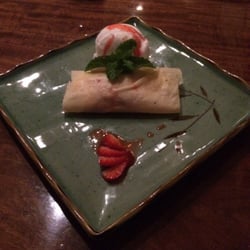 Nagayama - Sobremesa de sorvete de lichia, chocolate branco e frutas !