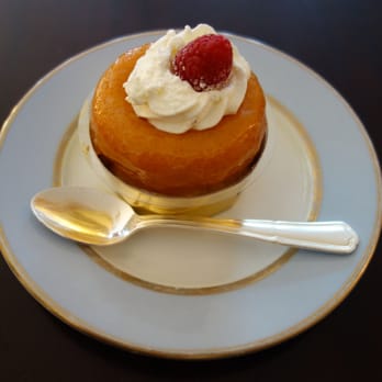 Ladurée - Savarin - Baba in dark rum, Chantilly Cream, Apricot Jelly - Delicatessen Near Me - London, XGL