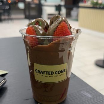 Crafted Cone Ice Cream & Desserts - Chocolate cup - Ice Cream & Frozen Yogurt Near Me - Placentia, California