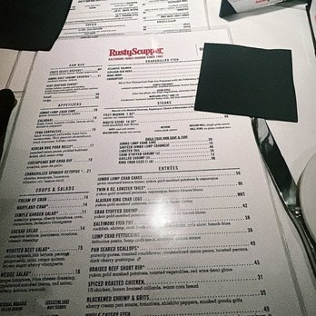 Rusty Scupper - Menu - Seafood Near Me - Baltimore, Maryland