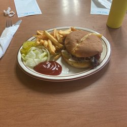 Abraham's Bank Tower Restaurant - Mushroom burger