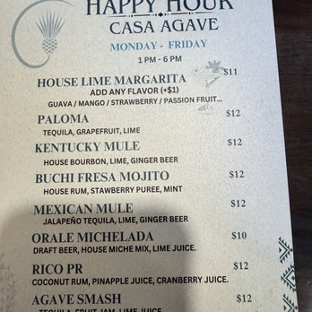 Casa Agave Restaurant - Happy hour drinks - Mexican Near Me - FAIRFIELD, California
