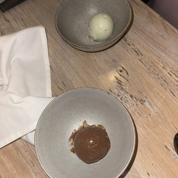 Vicia - Chocolate and lemon verbena sorbet - New American Near Me - St. Louis, Missouri Vicia - Chocolate and lemon verbena sorbet - New American Near Me - St. Louis, Missouri