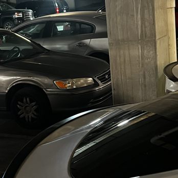 Auto Spa Bistro - cars parked in a parking garage - New American Near Me - Atlanta, Georgia
