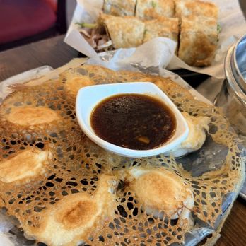 Juicy Dumpling Factory - Pork & cabbage pan fried dumplings - Chinese Near Me - Huntington Beach, California