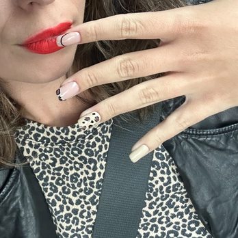 Me Too Nail Studio - Did a leopard print design to match the shirt! - Nail Salons Near Me - San Francisco, California Me Too Nail Studio - Did a leopard print design to match the shirt! - Nail Salons Near Me - San Francisco, California