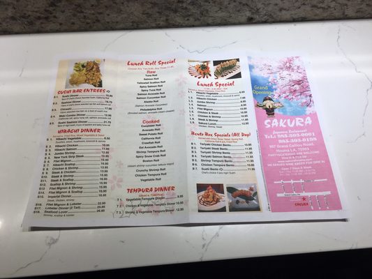 Menu photo 3 Sakura Houma, LA