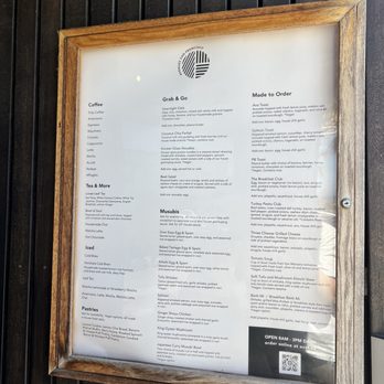 Avenues San Francisco - menu - Coffee & Tea Near Me - San Francisco, California