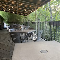 August Moon Chinese Bistro - Back patio