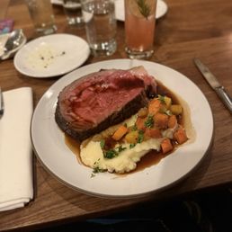 Prime Rib, Buttermilk Horseradish Potato Puree, with Roasted Carrots Golden Beets and Pink Lady Apples (Christmas Eve special) Prime Rib, Buttermilk Horseradish Potato Puree, with Roasted Carrots Golden Beets and Pink Lady Apples (Christmas Eve special)