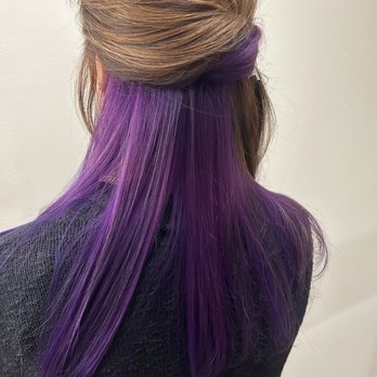 Wheelhouse Salon - Peekaboo hair by Denise 4/25/23 - Hair Salons Near Me - Huntsville, Alabama