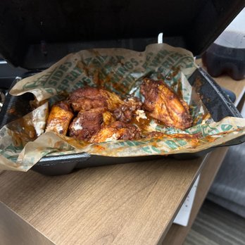 Wingstop - Cold wings not crispy like I asked and paid a 30% tip but still didn't care - Chicken Wings Near Me - South Padre Island, Texas