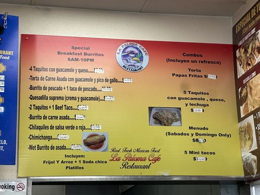 Menu photo 6 La Paloma Mexican Food Indio, CA Menu photo 6 La Paloma Mexican Food Indio, CA