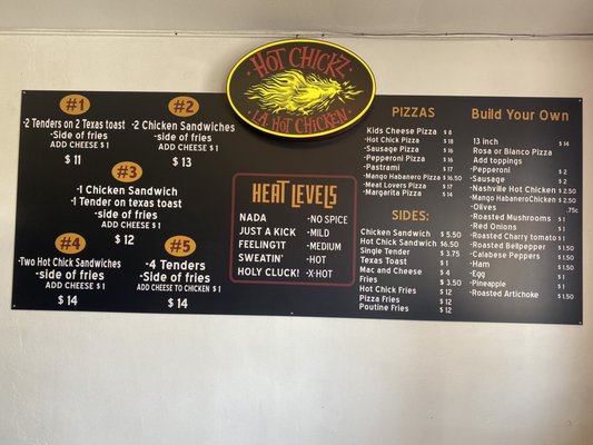 Menu photo 8 Hot Chickz La Puente, CA