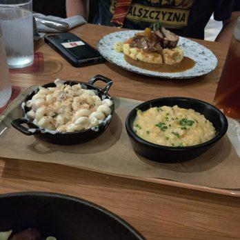 Bigfire - Pork belly macc and cheese and corn pudding - American Near Me - Orlando, Florida Bigfire - Pork belly macc and cheese and corn pudding - American Near Me - Orlando, Florida