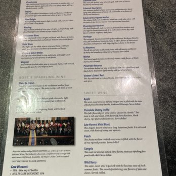 Crossing Vineyards & Winery - Menu of wines - Wineries Near Me - Newtown, Pennsylvania