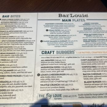 Bar Louie - Menu - Bars Near Me - Tustin, California Bar Louie - Menu - Bars Near Me - Tustin, California