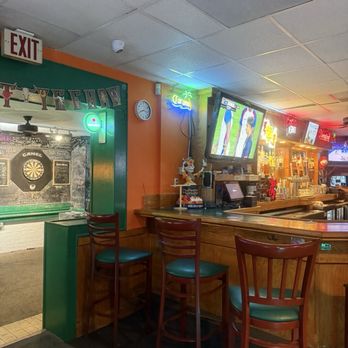 DJ’s Dive - Bar and dart board area - Sports Bars Near Me - Durham, North Carolina
