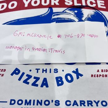 Domino's Pizza - a box of domino's pizza - Pizza Near Me - Jefferson, Georgia