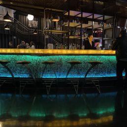 The pre-show lounge. The pre-show lounge.