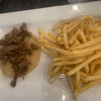 Tacos & Tequila - Kids soft taco with Carne Asada and fries - Mexican Near Me - Menifee, California Tacos & Tequila - Kids soft taco with Carne Asada and fries - Mexican Near Me - Menifee, California