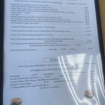 Nu-Way Drive In - New Nuway menu - Sandwiches Near Me - Leavenworth, Kansas Nu-Way Drive In - New Nuway menu - Sandwiches Near Me - Leavenworth, Kansas