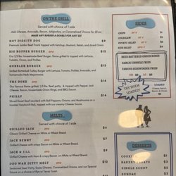 The Filling Station - On the grill, melts, sides, desserts