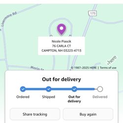 US Post Office - The notice where my pkg was out for delivery