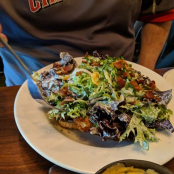 Krueger's Tavern - The husband had the Chicken BLT Salad- huge chicken tenderloin and fresh veggies! - Bars Near Me - Cincinnati, Ohio