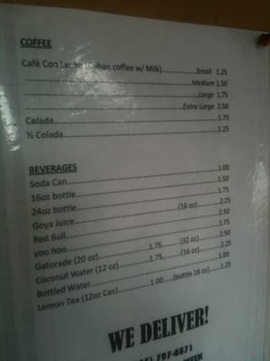 Menu photo 1 The Best Coffee in Town Key West, FL