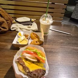 Onion Rings, Single, Key Lime Pie Shake