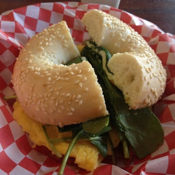 Bogart's Cafe - Breakfast bagel! :) - Breakfast & Brunch Near Me - Honolulu, Hawaii