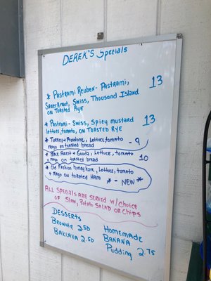 Menu photo 2 Derek's Summerville, SC