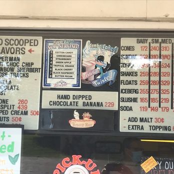 Tom's Straw Hat - Menu - Ice Cream & Frozen Yogurt Near Me - Twin Lakes, Wisconsin