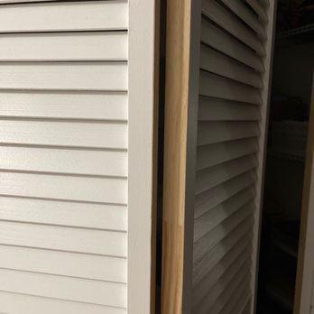 FPG Wholesale - This is the raw wood in the fold of my closet doors left unpainted. Looks terrible! - Building Supplies Near Me - Miami, Florida FPG Wholesale - This is the raw wood in the fold of my closet doors left unpainted. Looks terrible! - Building Supplies Near Me - Miami, Florida