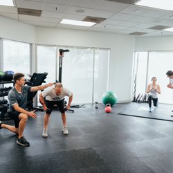 Clients training in our studio
