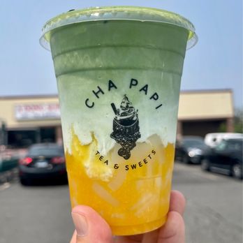 Cha Papi - Matcha Mango Latte - Donuts Near Me - West Hartford, Connecticut