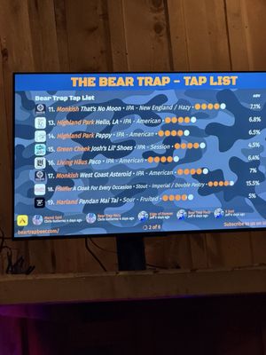 Menu photo 2 The Bear Trap Big Bear Lake, CA