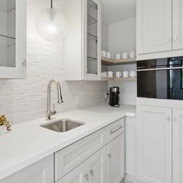 Amazing work and results. we love our countertop and cabinets in our butlers pantry and laundry room.