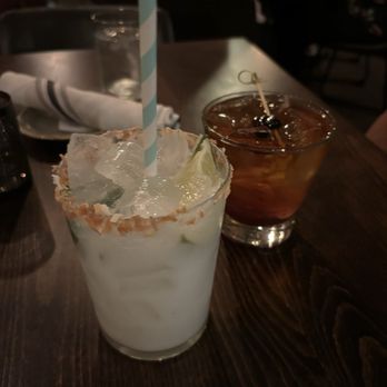 Downriggers - Chai Bourbon Old Fashioned Coconut Mojito - American Near Me - Friday Harbor, Washington