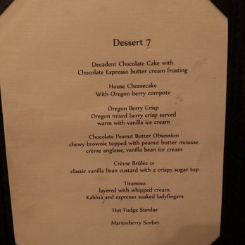 River's Edge Restaurant - Dessert Menu - Steakhouses Near Me - Grants Pass, Oregon River's Edge Restaurant - Dessert Menu - Steakhouses Near Me - Grants Pass, Oregon