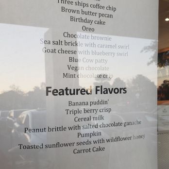Blue Cow Ice Cream - Posted so you can easily start thinking about what you'd like to order - Ice Cream & Frozen Yogurt Near Me - Virginia Beach, Virginia Blue Cow Ice Cream - Posted so you can easily start thinking about what you'd like to order - Ice Cream & Frozen Yogurt Near Me - Virginia Beach, Virginia