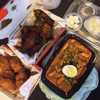 bb.q Chicken Milpitas - Garlic honey. Rose Ddeok-Bokki. Galbi spicy - Chicken Shop Near Me - Milpitas, California