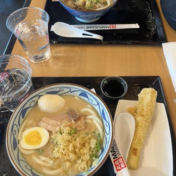 Marugame Udon - creamy broth & zucchini - Japanese Near Me - Berkeley, California