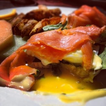 Boom Breakfast & Co - Perfectly runny eggs Benedict with smoked salmon. - Breakfast & Brunch Near Me - Toronto, Ontario