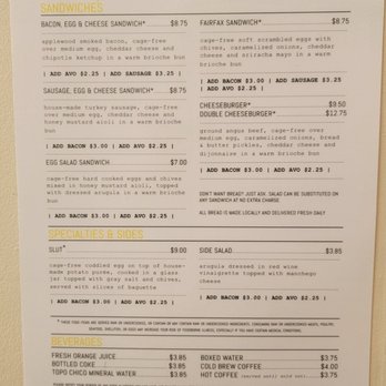 Eggslut - Menu as of February 2023 - Breakfast & Brunch Near Me - Los Angeles, California Eggslut - Menu as of February 2023 - Breakfast & Brunch Near Me - Los Angeles, California
