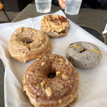 Doughnut Plant - Butter Pecan, Banana Covered Chocolate, Tiramisu, Mixed Nuts - Donuts Near Me - New York, New York
