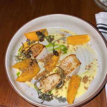 Tuome - Persimmon and scallops (Restaurant Week Winter 2020) - New American Near Me - New York, New York Tuome - Persimmon and scallops (Restaurant Week Winter 2020) - New American Near Me - New York, New York