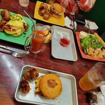 Rosebud's Cafe - a table full of food - Breakfast & Brunch Near Me - Jackson, California Rosebud's Cafe - a table full of food - Breakfast & Brunch Near Me - Jackson, California