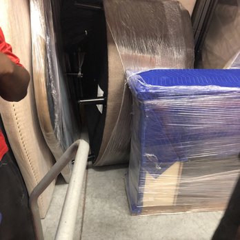 Jochas Moving & Delivery - couch not properly wrapped. storage packed bad. very heavy duffle placed on top of other items - Movers Near Me - Lauderhill, Florida
